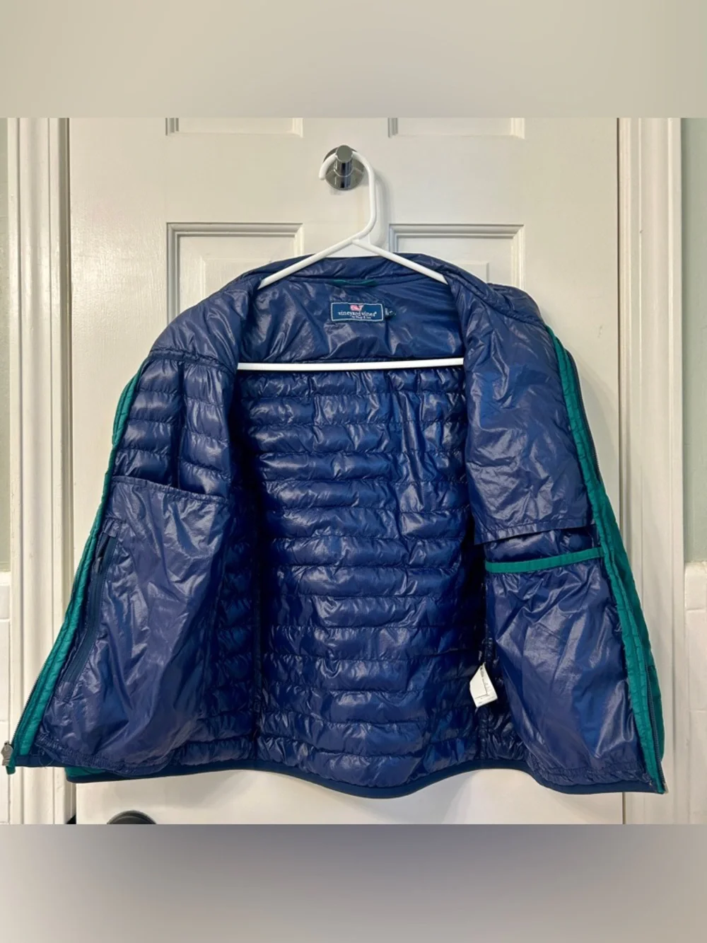Vineyard Vines Kids' Water Repellent Packable Puffer Jacket Size Small